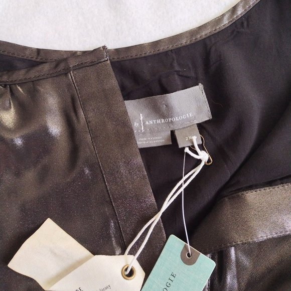 Anthropologie Somerset Maxi Dress Shine Edition 2X NEW Plus Size Metallic Maxi - Picture 3 of 11